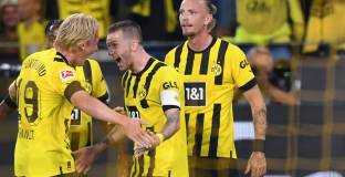 Дортмунд с минимална победа и временно на първо място (видео)
