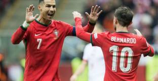 Роналдо продължава да бележи при победа над Полша