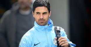 Артета се сбогува с играчите на Манчестър Сити