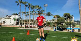 Нов в ЦСКА направи първа тренировка с тима (видео)