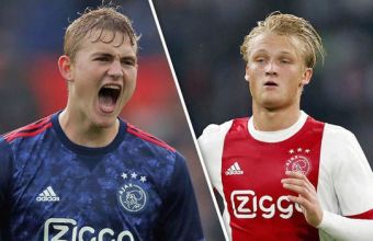 Арсенал иска да получи 18-годишния централен защитник Де Лихт и 20-годишния нападател Долберг. 