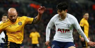 Тотнъм на осминафинал през Нюпорт (видео)