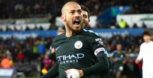 Ман Сити с четири през Суонзи (видео)