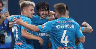 Зенит - Спартак Москва 7:1 