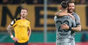 Динамо Дрезден - Санкт Паули 2:3 