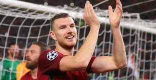 Джеко щастлив в Рома въпреки слуховете