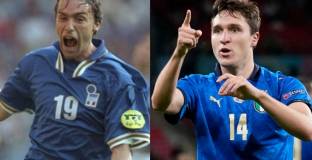 Федерико Киеза и баща му влязоха в историята