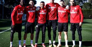 ЦСКА с първа тренировка в Анталия