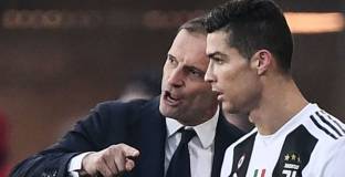 Алегри коментира отсъствието на Роналдо от стартовия състав