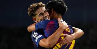 Барса вкара 6 на Олимпиакос (видео)