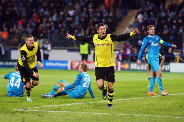 Дортмунд се справи със Зенит в мач с шест гола (видео)