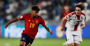 Испания вкара 7 на Грузия, младок чупи рекорд