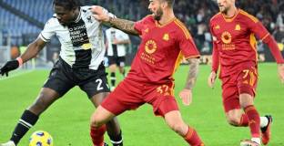 Късни голове донесоха успеха на Рома срещу Удинезе