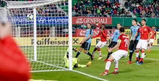 Австрия - Уругвай 2:1 