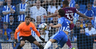 Ман Сити с два срещу Брайтън