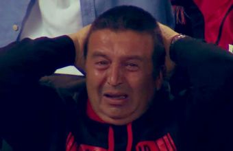 Емоциите на феновете на Милан на