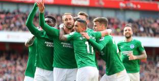 Арсенал се провали с Брайтън и Топ 4 (видео)