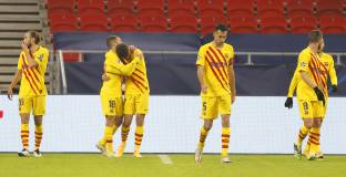 Барса разби Ференцварош за едно полувреме (видео)