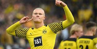 Дортмунд смело застава на първото място с 2 гола на Холанд (видео)