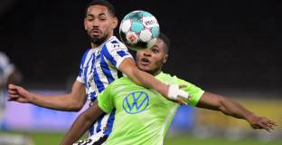 Херта - Волфсбург 1:1 