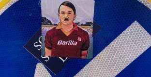  Стикери на Хитлер с фланелка на Рома се появиха в Рим