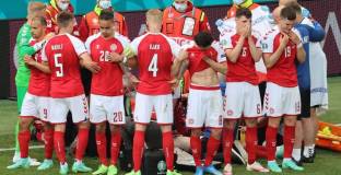 Ерискен вече се намира в болница