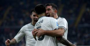 Късен гол спаси точката за Удинезе срещу Лацио (видео)