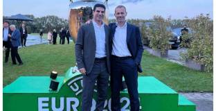 Гонзо си направи снимка с президента на УЕФА