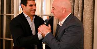 Инфантино лично приветствал Георги Иванов