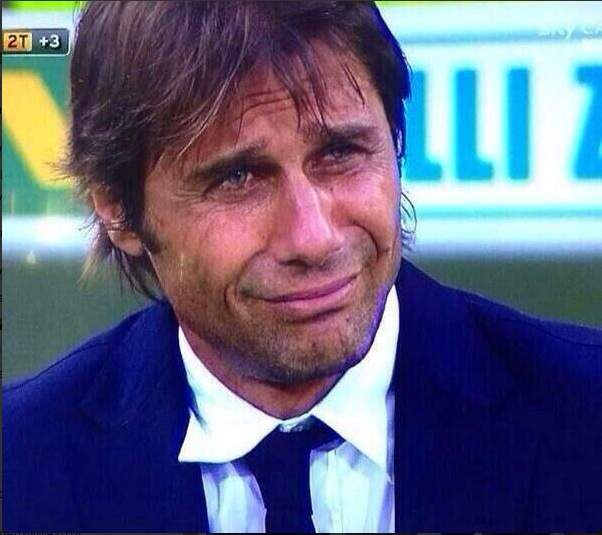 Изражението на Антонио Конте след загубата от Фиорентина