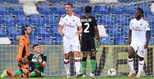 Дубъл на Ибра донесе победата на Милан над Сасуоло