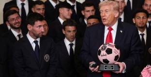 Тръмп посрещна Меси в Белия дом: Не знаех, че идва, синът ми ми каза