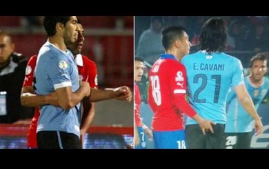 Грозната постъпка на Хара срещу Кавани не е единствена в кариерата на чилиеца. 