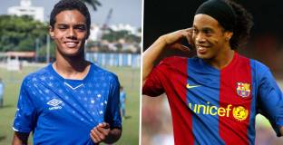 Синът на Роналдиньо подписа с Крузейро