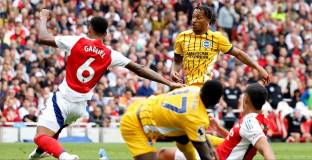 Брайтън се пребори за точка с Арсенал