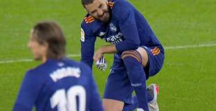 Реал с победа, но Бензема се контузи (видео)