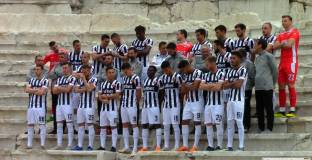 Локо Пловдив се снима за календар на фона на Античния театър (видео)