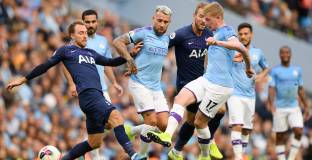 Шерууд: Ериксен дори не се доближава до Де Брюйне