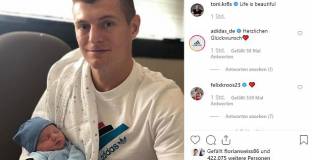 Кроос за трети път стана баща