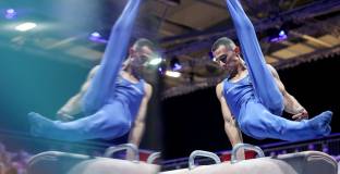 Гимнастик бе поставен в кома след падане от халки 	