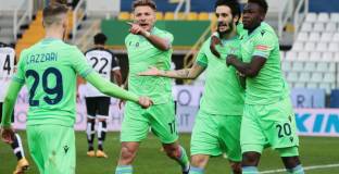 Лацио загря за Рома с победа над Парма (видео)