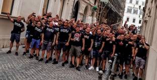 Феновете на ЦСКА превзеха Рим