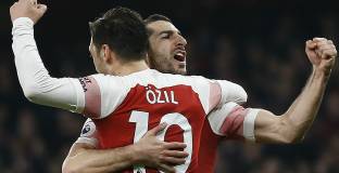 Арсенал вкара пет на Борнемут (видео)