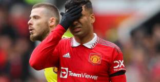   Ман Юнайтед няма да обжалва картона на Каземиро 