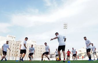 Днешната тренировка на Милан в Саудитска Арабия.