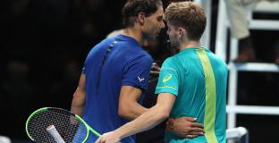 Давид Гофен - Рафаел Надал 2:1 