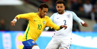 Англия и Бразилия не си вкараха (видео)