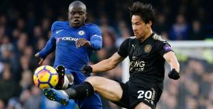 Десет от Лестър задържаха Челси (видео)