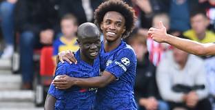 Челси с уверена победа в Саутхемптън (видео)