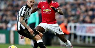 Моуриньо обясни замяната на Погба в мача с Нюкасъл 